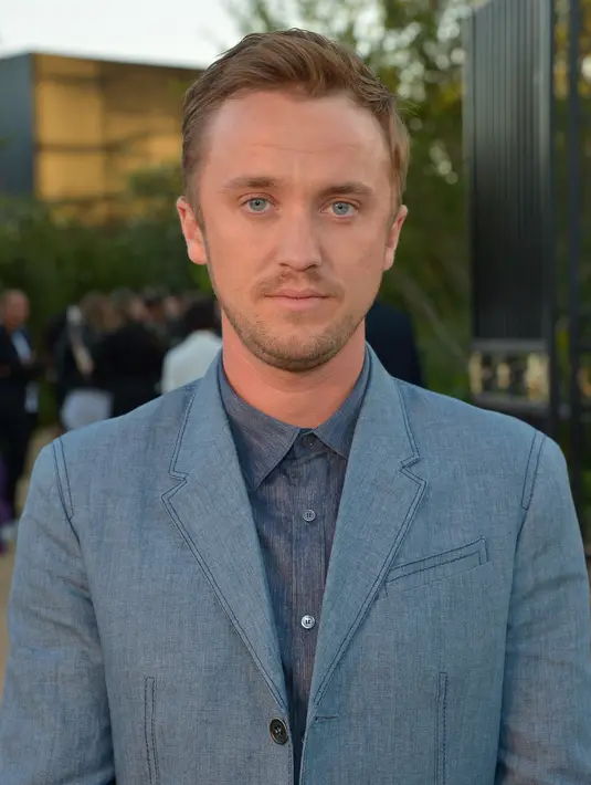 Tom Felton tokoh antagonis yang memerankan karakter Draco Malfoy di film Harry Potter . (AFP/Bintang.com)