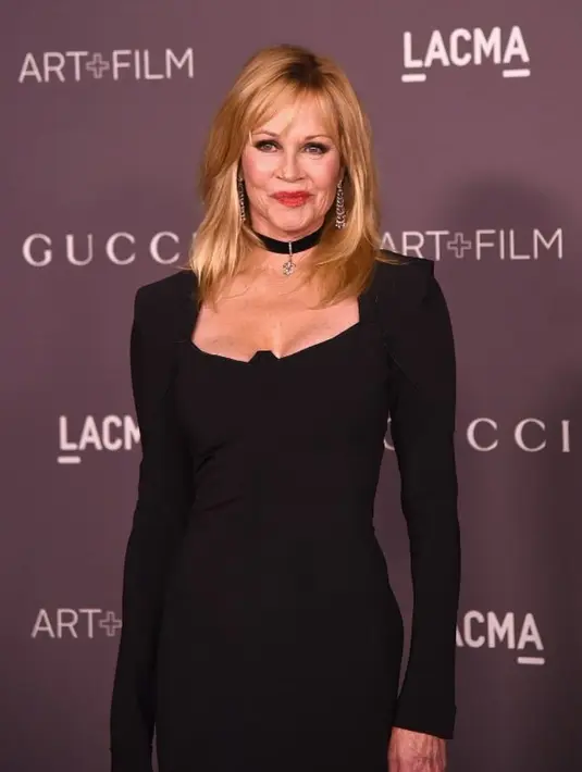 Melanie Griffith miliki 3 anak dari 3 pria berbeda.Mereka adalah Steven Bauer, Don Johnson dan Antonio Banderas. (KEVIN WINTER / GETTY IMAGES NORTH AMERICA / AFP)