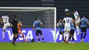 <p>Inggris kembali mencatatkan kemenangan pada laga lanjutan Grup E Piala Dunia U-20 2023. Tim racikan Ian Foster menang 3-2 atas Uruguay. (AP Photo/Gustavo Garello)</p>