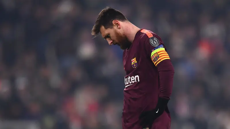 Pemain Barcelona, Lionel Messi di Liga Champions