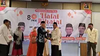 SK perpanjangan Pj Bupati Bekasi diungkap Dani Ramdan menghadiri Halal Bihalal yang digelar DPD PKS Kabupaten Bekasi yang digelar di Hotel Sunera Antero Jababeka, Minggu (21/5/2023). (Ist)
