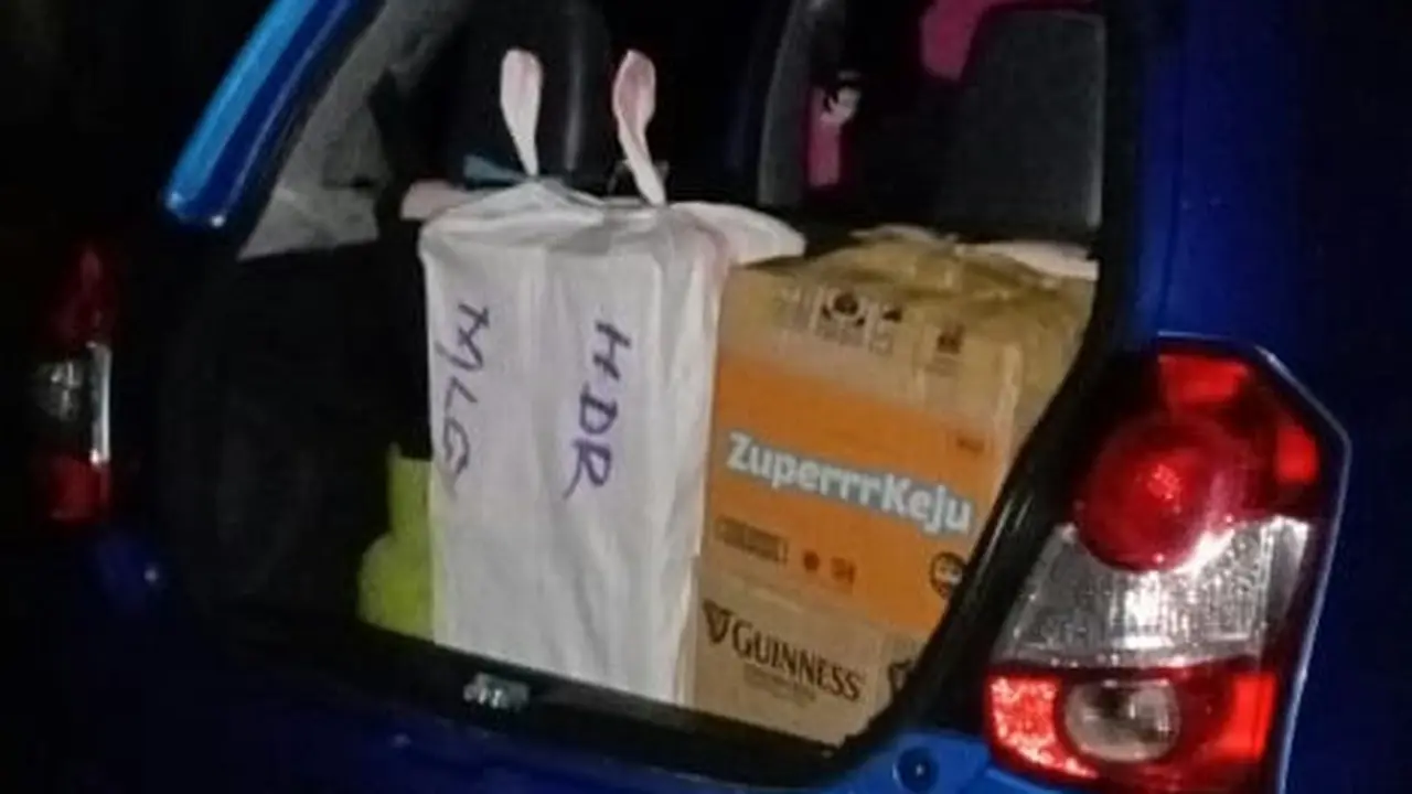 Barang bukti berupa miras ilegal yang disita Polres Kepulauan Talaud dari sejumlah cafe.