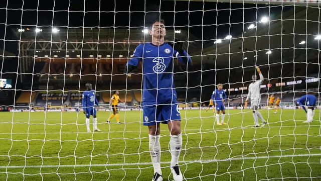 Foto Liga Inggris: Reaksi Skuat Chelsea Usai Kalah Secara Menyakitkan dari Wolverhampton Wanderers