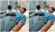 Potret King Faaz Selawatin Sonny Septian di Ruang ICU. (Sumber: Instagram/fairuzarafiq)