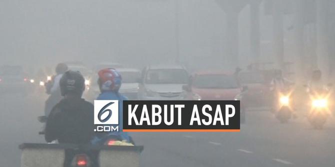 VIDEO: Pagi Ini Kabut Asap Kembali Selimuti Palembang