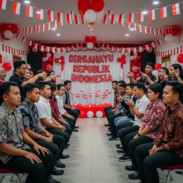Ide Lomba 17 Agustusan Indoor dan Outdoor. (AI Generated)