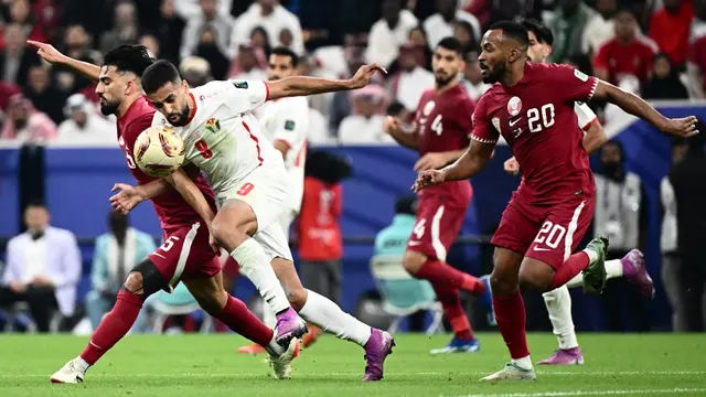 Timnas Yordania Vs Timnas Qatar