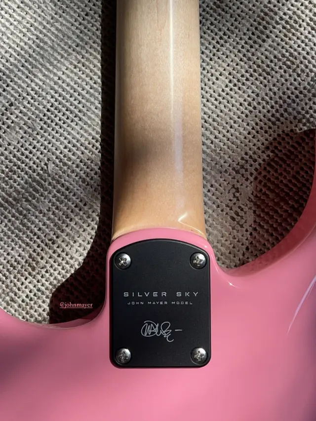 Gitar dari John Mayer untuk Rose Blackpink. (Instagram/ roses_are_rosie)
