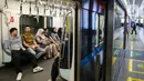 Kadishub Jakarta, Syafrin Liputo mengimbau masyarakat untuk memanfaatkan dan menggunakan transportasi umum saat perayaan pergantian tahun. (Liputan6.com/Angga Yuniar)