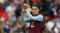 Aston Villa's Jack Grealish looks dejected as he applauds fans at full time Action Images via Reuters / John Sibley Livepic EDITORIAL USE ONLY. 