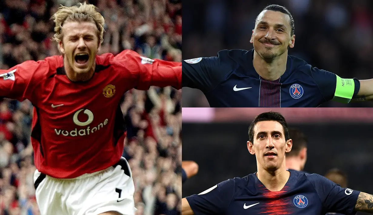 Manchester United dan PSG merupakan satu dari sekian tim besar eropa yang memiliki catatan sejarah yang besar. Tidak mengherankan jika terdapat beberapa pemain yang pernah membela kedua klub tersebut. (Kolase Foto AFP)