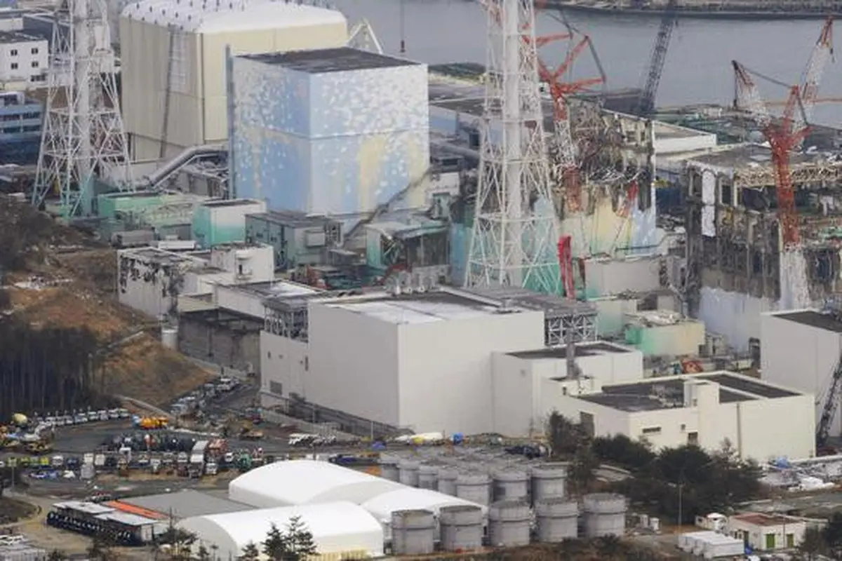 Reaktor Nuklir Fukushima (Kyodo News/AP PHOTO via Boston Herald)