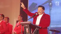 Ketua Umum Partai Keadilan dan Persatuan Indonesia (PKPI) AM Hendropriyono. (Liputan6.com/Faizal Fanani)