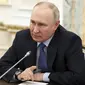 Presiden Rusia Vladimir Putin pada Juni 2023. Dok: AP Photo