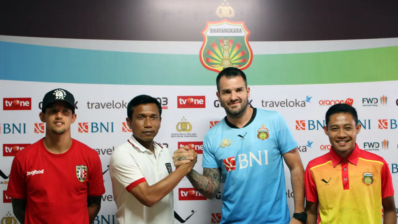 Jumpa Pers Bhayangkara FC v Bali United