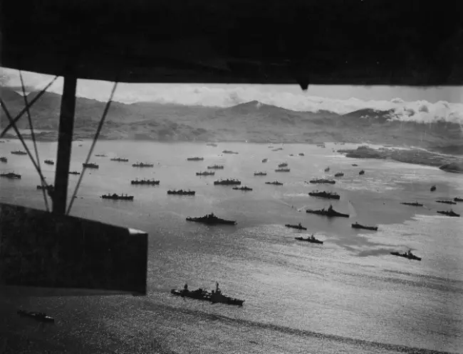 Persiapan invasi ke Pulau Kiska pada Perang Dunia II. (Sumber Wikimedia/ranah publik)