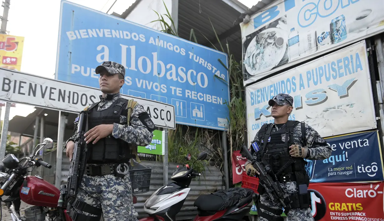 Perintah ini dalam rangka “perang” yang berupaya menghentikan anggota geng selama 16 bulan. (AFP/Oscar Rivera)