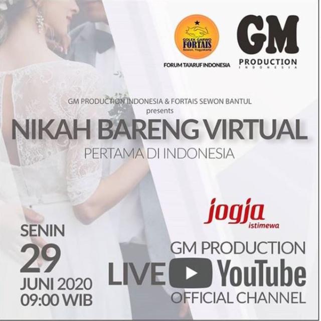 Tren Baru di Tengah Pandemi, Vrtual Wedding atau Pernikahan Online