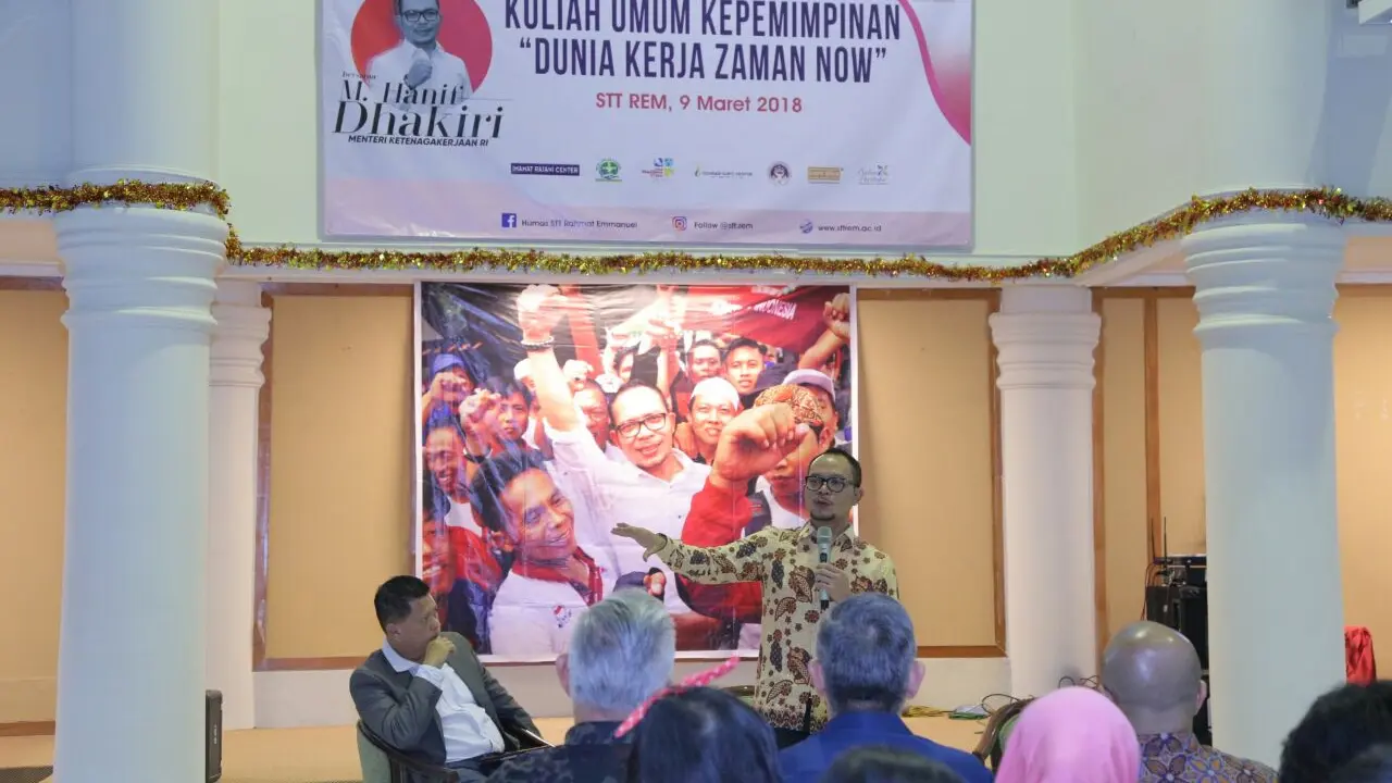 Dalam mempersiapkan investasi SDM, Menaker menekankan hal untuk diperhatikan yaitu tentang kualitas SDM.