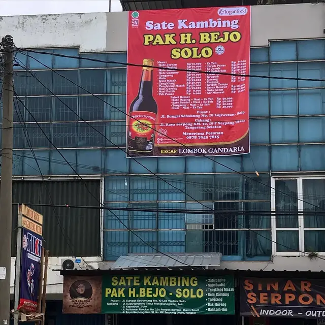 Sate Kambing Pak H. Bejo