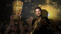 Legenda Jerman, Karl-Heinz Riedle, wawancara dengan Redaksi Bola.com di Hotel Sultan pada Senin (9/10/2017), kedatangannya ke Indonesia untuk mempromosikan Borussia Dortmund. (Bola.com/Vitalis Yogi Trisna)