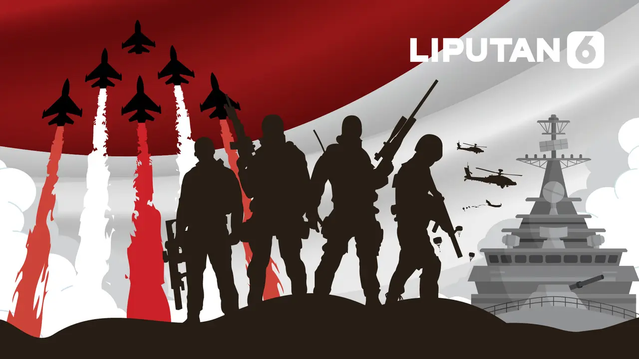 Banner Infografis Ragam HUT Ke-80 TNI Mulai Tema hingga Seragam Baru.