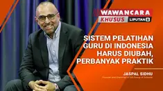 Founder & Chairman of SIS and Inspirasi Group of Schools Jaspal Sidhu menceritakan inspirasinya untuk membangun sekolah yang berkualitas dengan harga terjangkau di Indonesia. Menurutnya, guru yang baik adalah kunci utama dalam memajukan pendidikan.