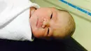  Bayi mungil hasil pernikahannya dengan Muhamad Fattah Riphat ini diberi nama Khanza Aliyah Riphat (Istimewa: Muhamad Fattah Riphat)