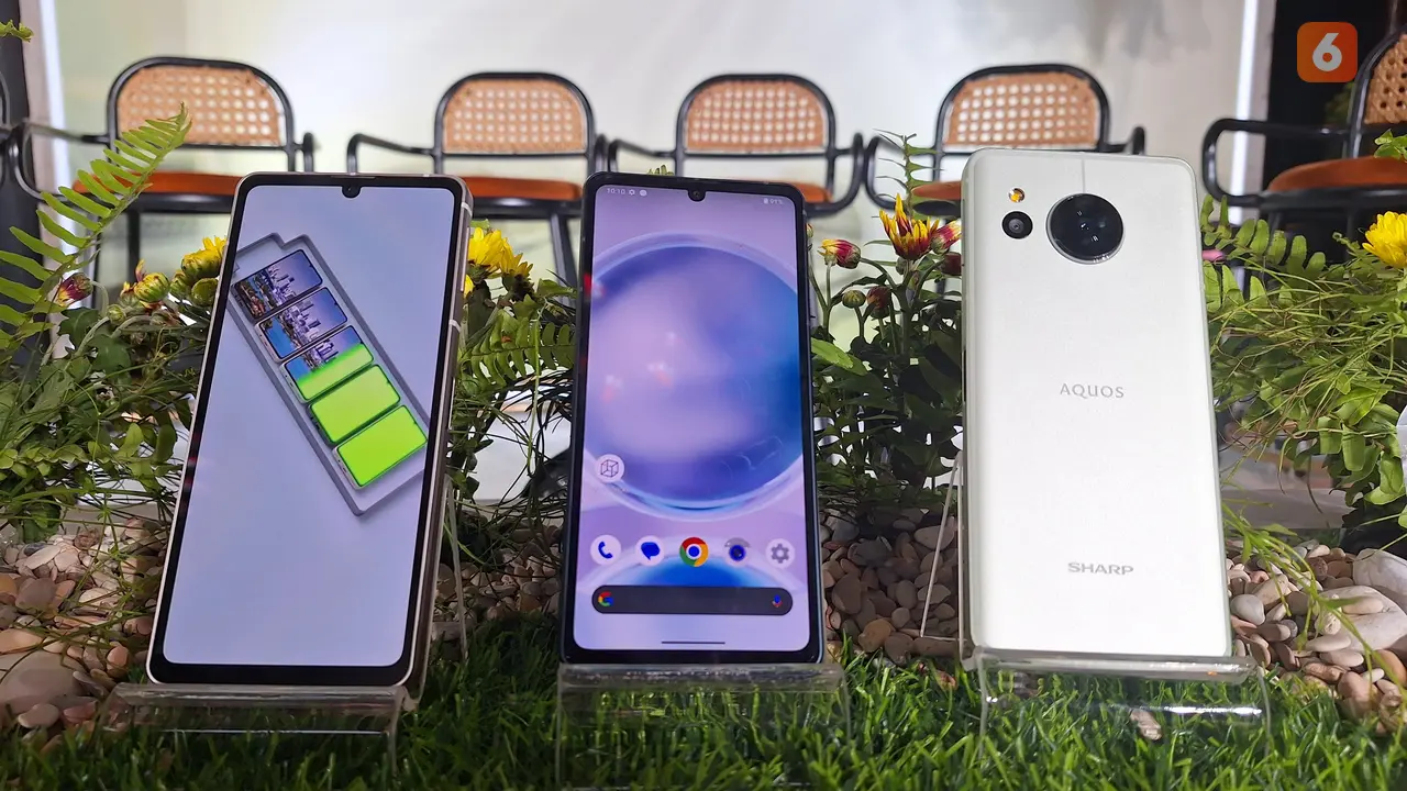 Sharp Aquos Sense8 (Liputan6.com/Giovani Dio Prasasti)