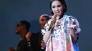 Konser tunggal telah menjadi impian Andien sejak lama. Ia tak menyangka akhirnya dapat terealisasi setelah dirinya 15 tahun berkarya. (Galih W. Satria/Bintang.com)