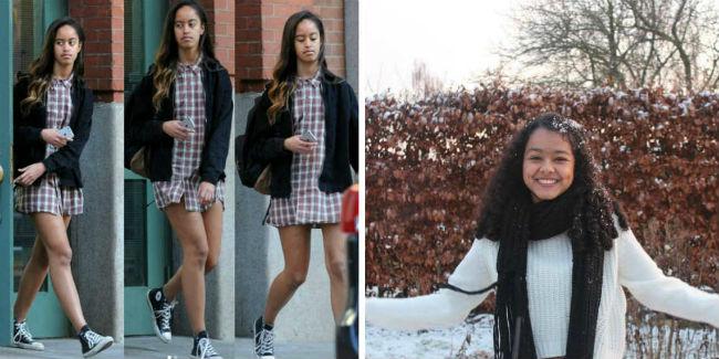 Mutia dan Malia Obama