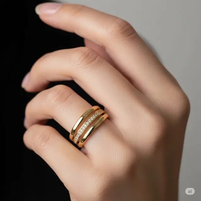 8 Cincin Emas Diamond untuk Tampilan Elegan di Jari Tangan
