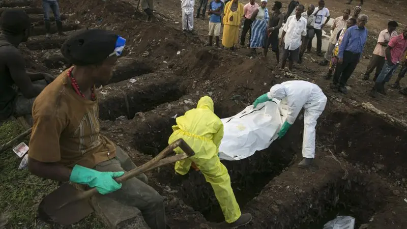 Jelang Tutup Tahun, Kematian Akibat Ebola Capai 7.518 Jiwa