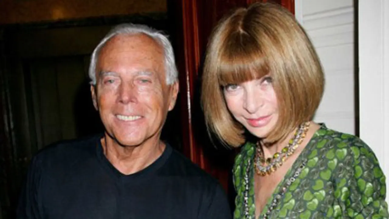 Giorgio Armani & Anna Wintour