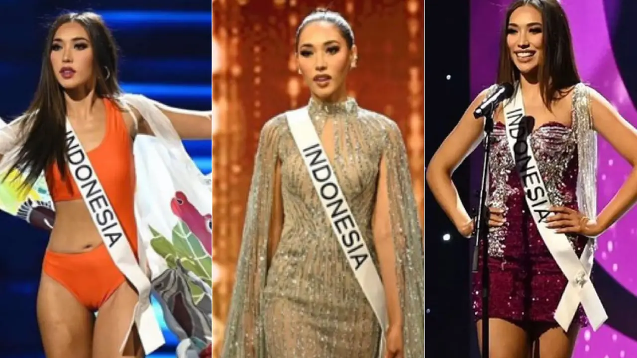 Busana Laksmi DeNeefe saat Penjurian Sebelum Final Miss Universe 2022