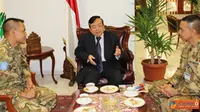 FOTO: Komandan Indobatt Kunjungi Dubes RI untuk Lebanon