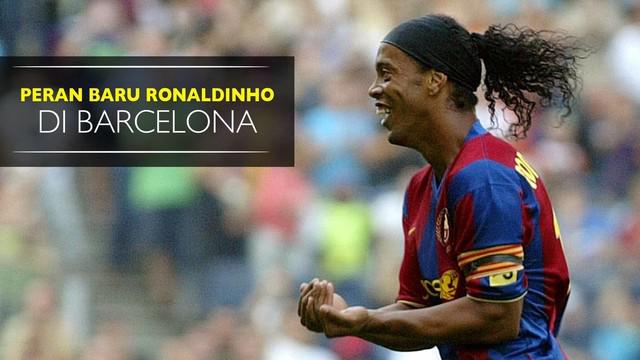 Video Ronaldinho yang memiliki peran baru untuk raksasa Katalan tersebut, apakah peran tersebut?