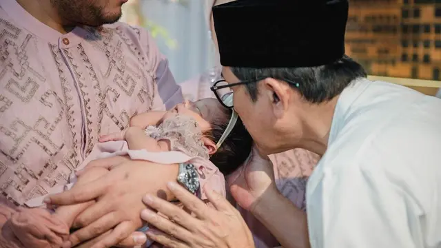 7 Momen Aqiqah Anak Kedua Kesha Ratuliu dan Adhi Permana, Penuh Bahagia