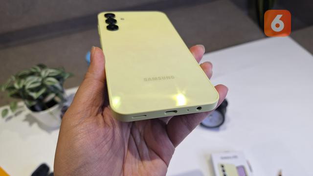 Samsung Galaxy A15. (Liputan6.com/Giovani Dio Prasasti)