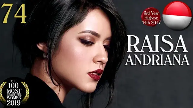 Kalahkan Dua Lipa, Ini 4 Fakta Raisa Masuk Daftar Tercantik 2019 Top Beauty World