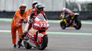 Target ke depan, gelaran MotoGP Mandalika diharapkan memperkerjakan semua marshal dari Indonesia. Untuk edisi tahun ini, MotoGP Mandalika masih mendapat bantuan dari sebelas marshal asal Malaysia. (AFP/Sonny Tumbelaka)