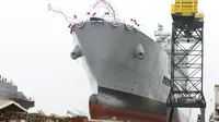 Kapal perang AL AS yang dinamai sesuai dengan nama aktivis LGBT. USNS Harvey Milk (Alex Gallardo / AP)