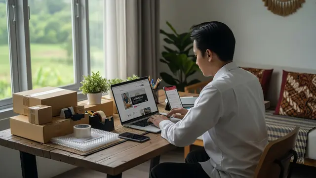 Tips Menjual Produk Tanpa Harus Menyewa Toko di Era Digital (AI Generated)