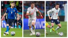 Foto kolase pemain Chelsea yang negaranya tampil di semifinal Piala Eropa 2020. (Foto: AFP & AP)