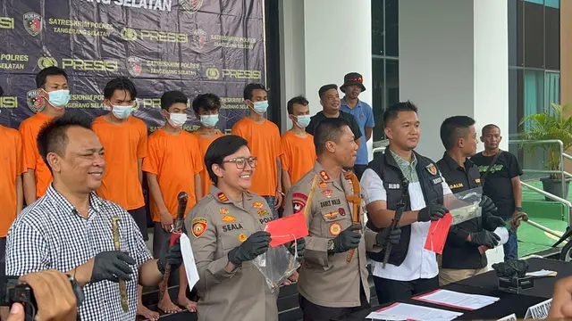 10 pelaku curanmor yang beraksi lebih dari 100 kali akhirnya ditangkap polisi
