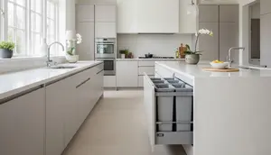 7 Model Tempat Sampah Tarik di Kitchen Set, Bikin Dapur Lebih Rapi dan Fungsional