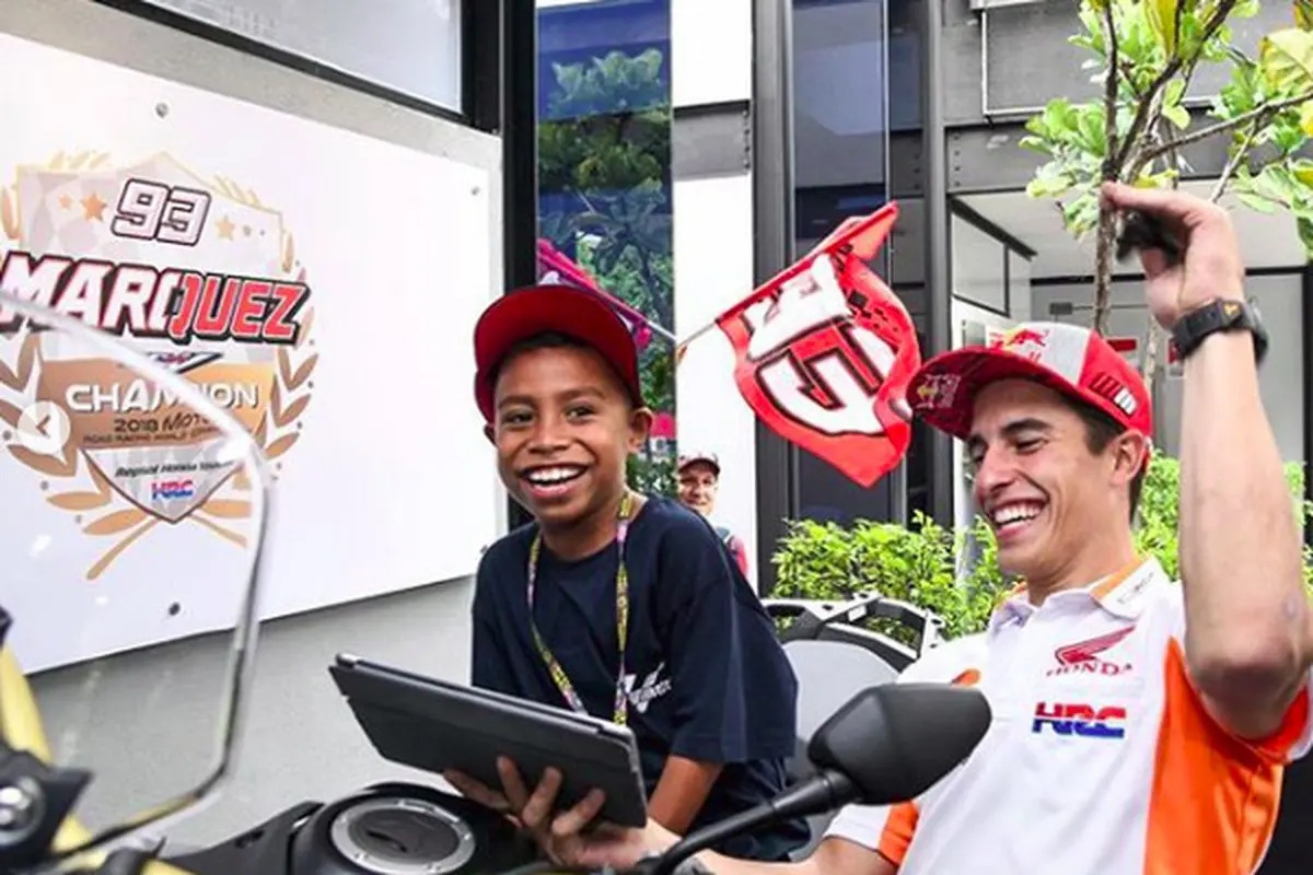 Marc Marquez Bersama Rivaldy