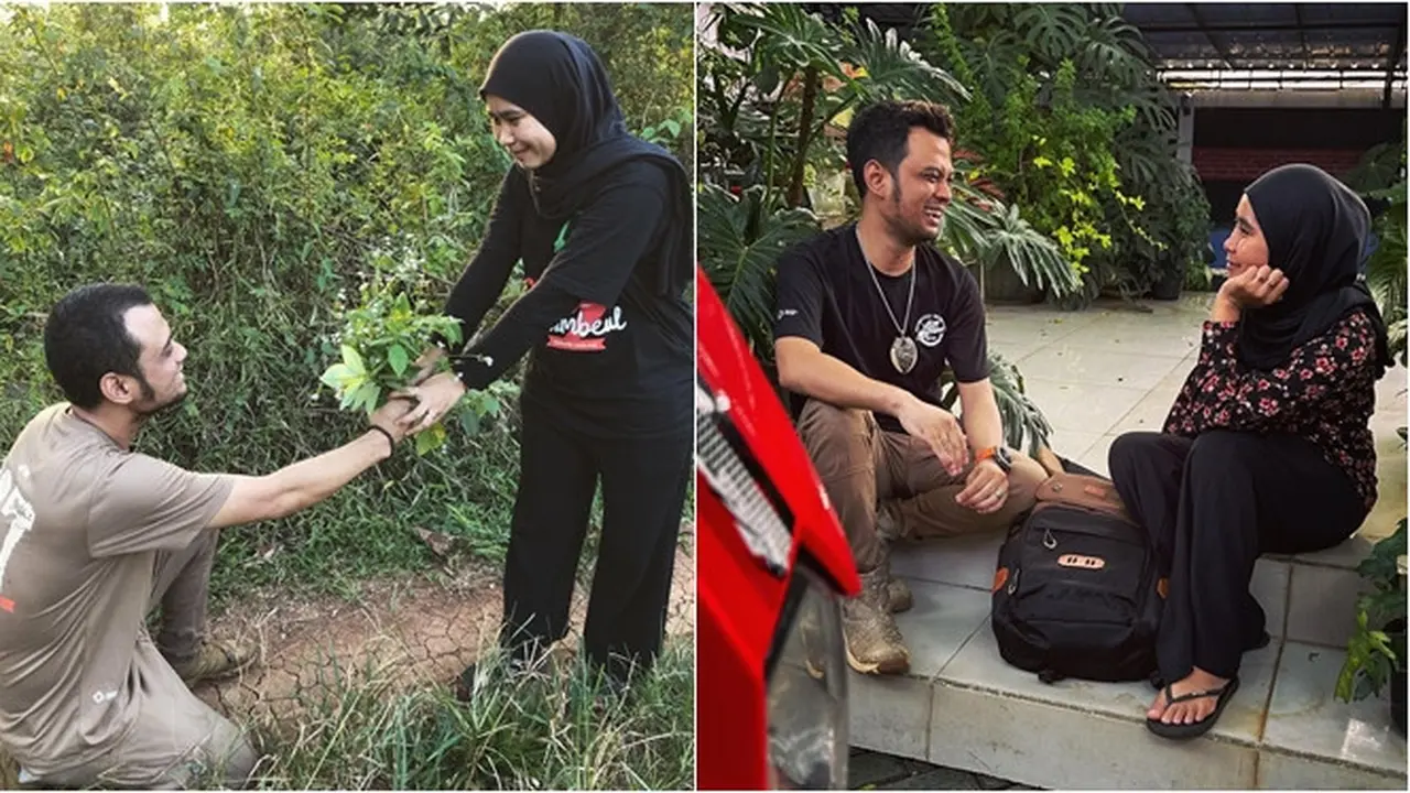6 Potret Panji Petualang dan Istri yang Jarang Tersorot, Selalu Setia Menemani