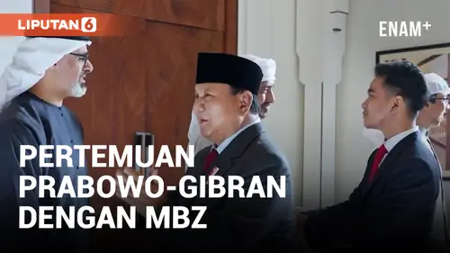 VIDEO: Prabowo dan Gibran Temui MBZ di Abu Dhabi