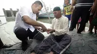 Aksi Ijeck Merajut Jaring Nelayan di Belawan